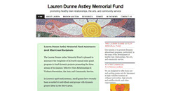 Desktop Screenshot of laurendunneastleymemorialfund.org